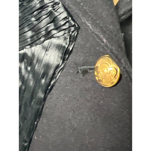 Emporio Armani Authentic Vintage Women's 8 Black Tuxedo Jacket - Picture 7 of 12